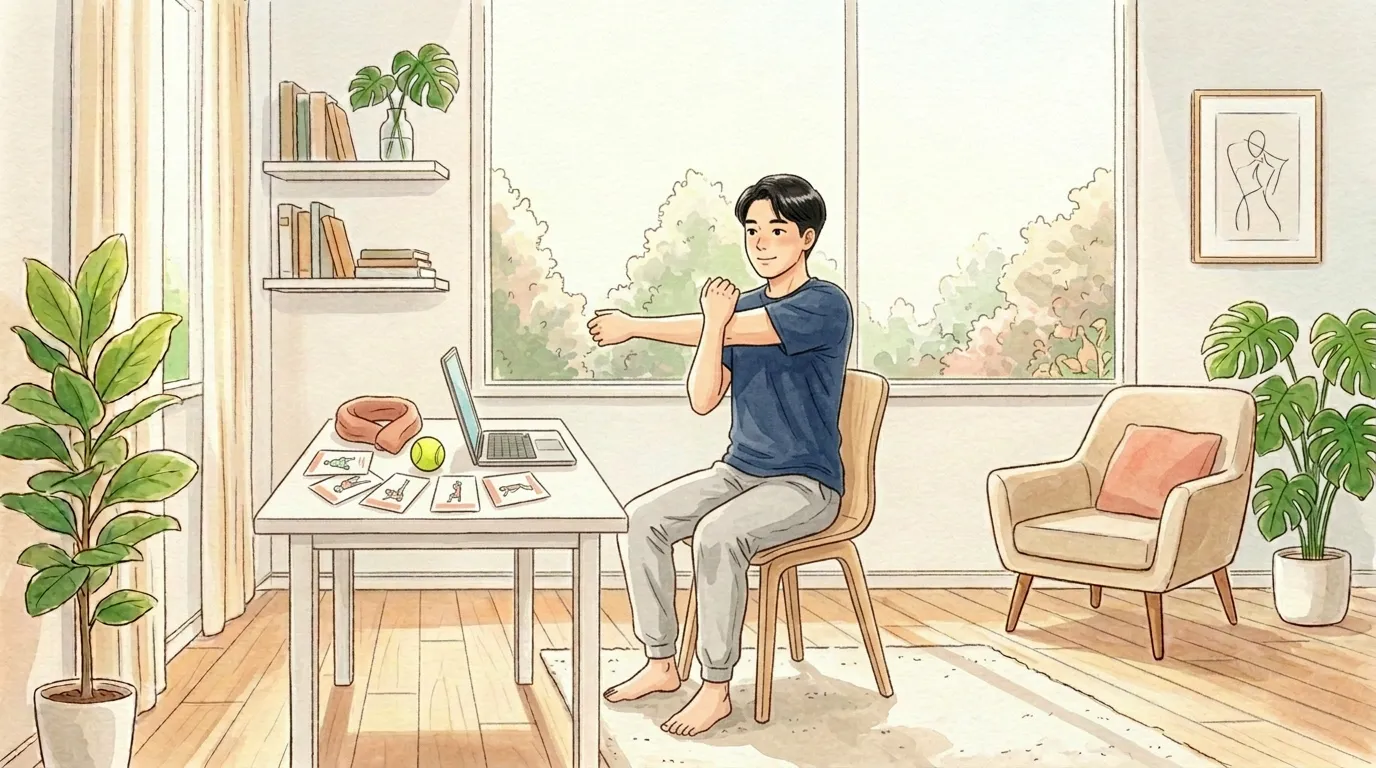 在宅勤務の肩こりをほぐす5つのセルフケア