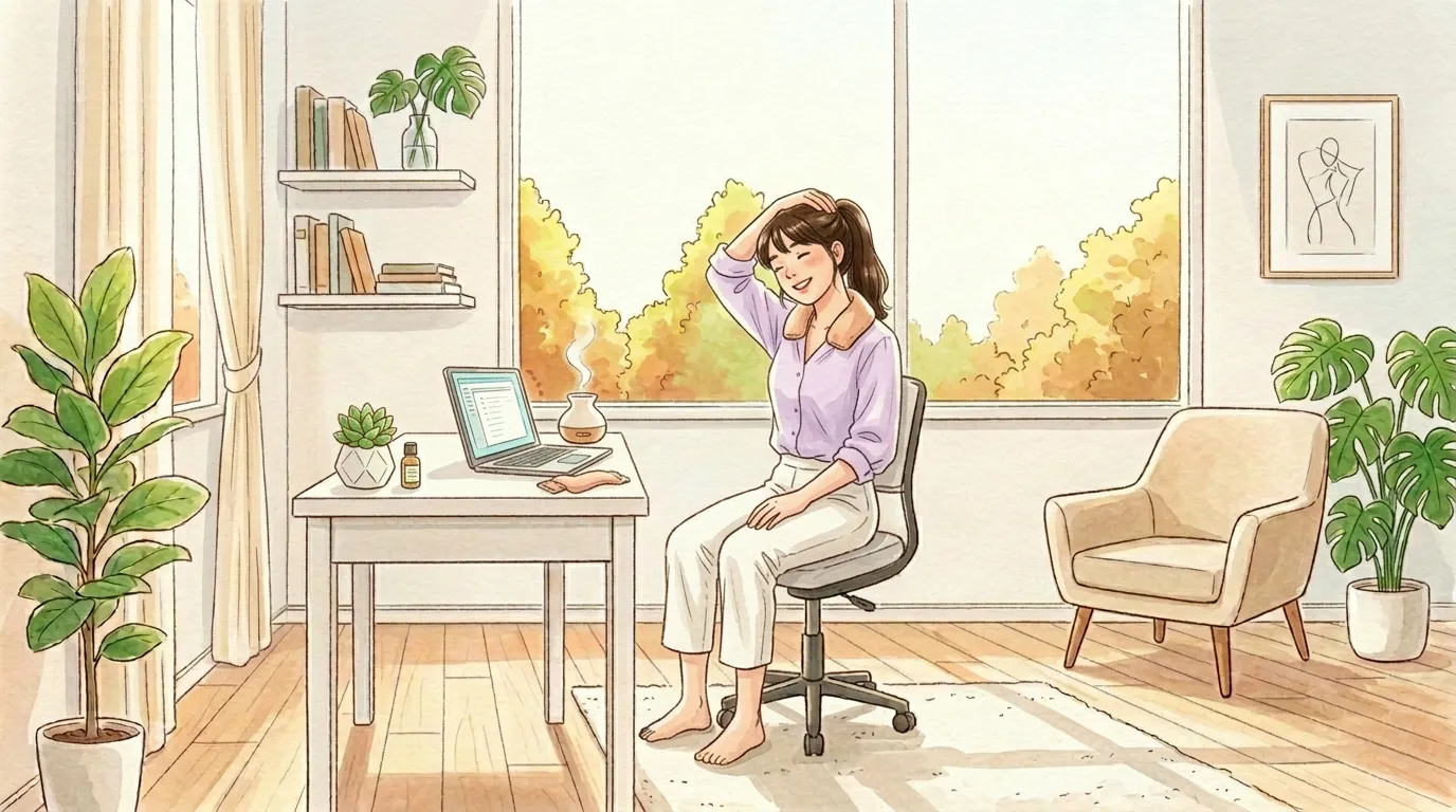 在宅勤務の首こりを解消するセルフケア完全ガイド｜スマホ首にも