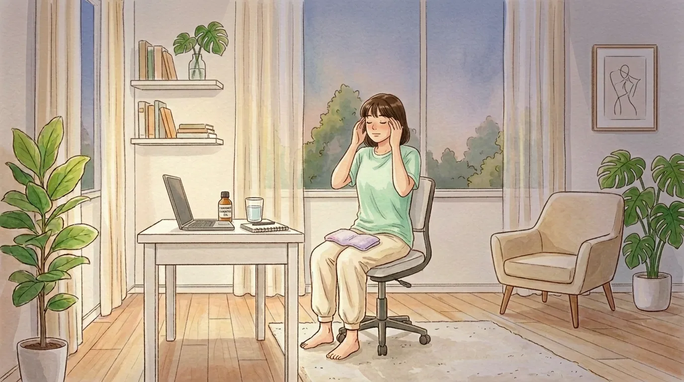 在宅勤務の肩こり頭痛をほぐすケア