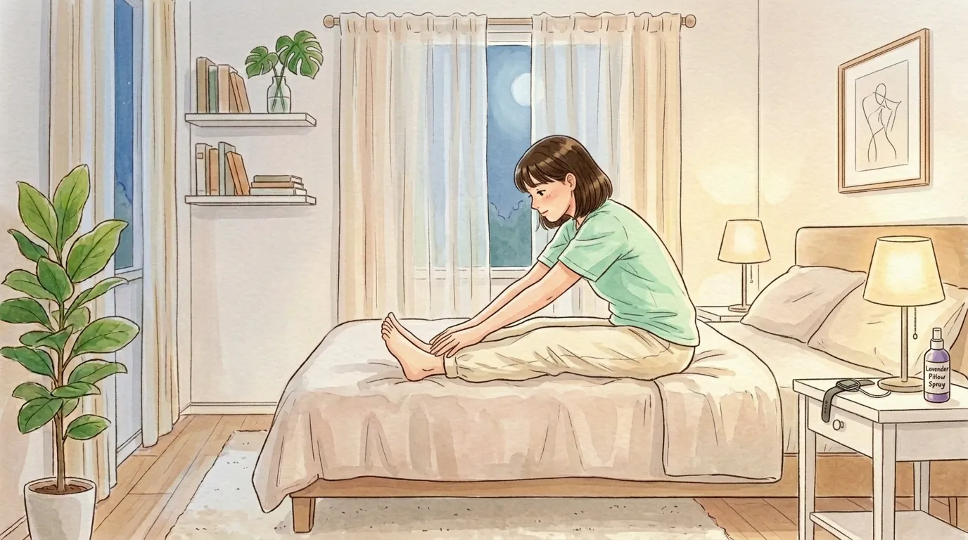 テレワーカーの睡眠の質を上げる夜のストレッチ