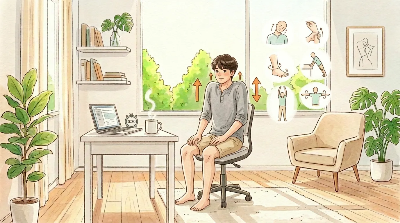 30秒だけ動きたいとき：超時短エクササイズ集