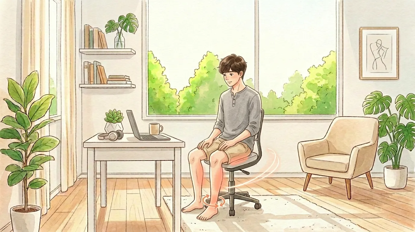 脚まわり全体リフレッシュ3分のイラスト