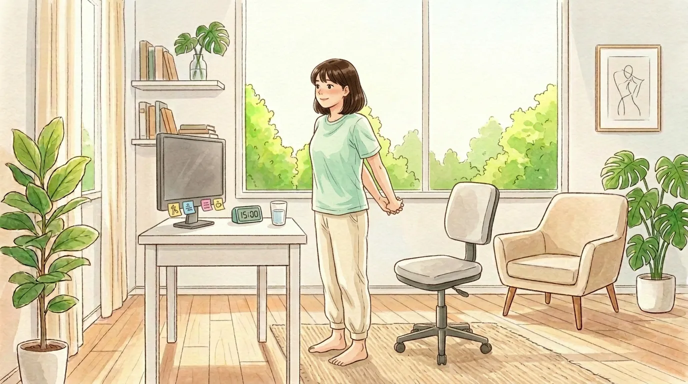 デスクワーク休憩タイミング