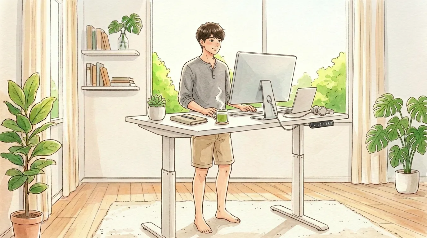 電動昇降スタンディングデスク