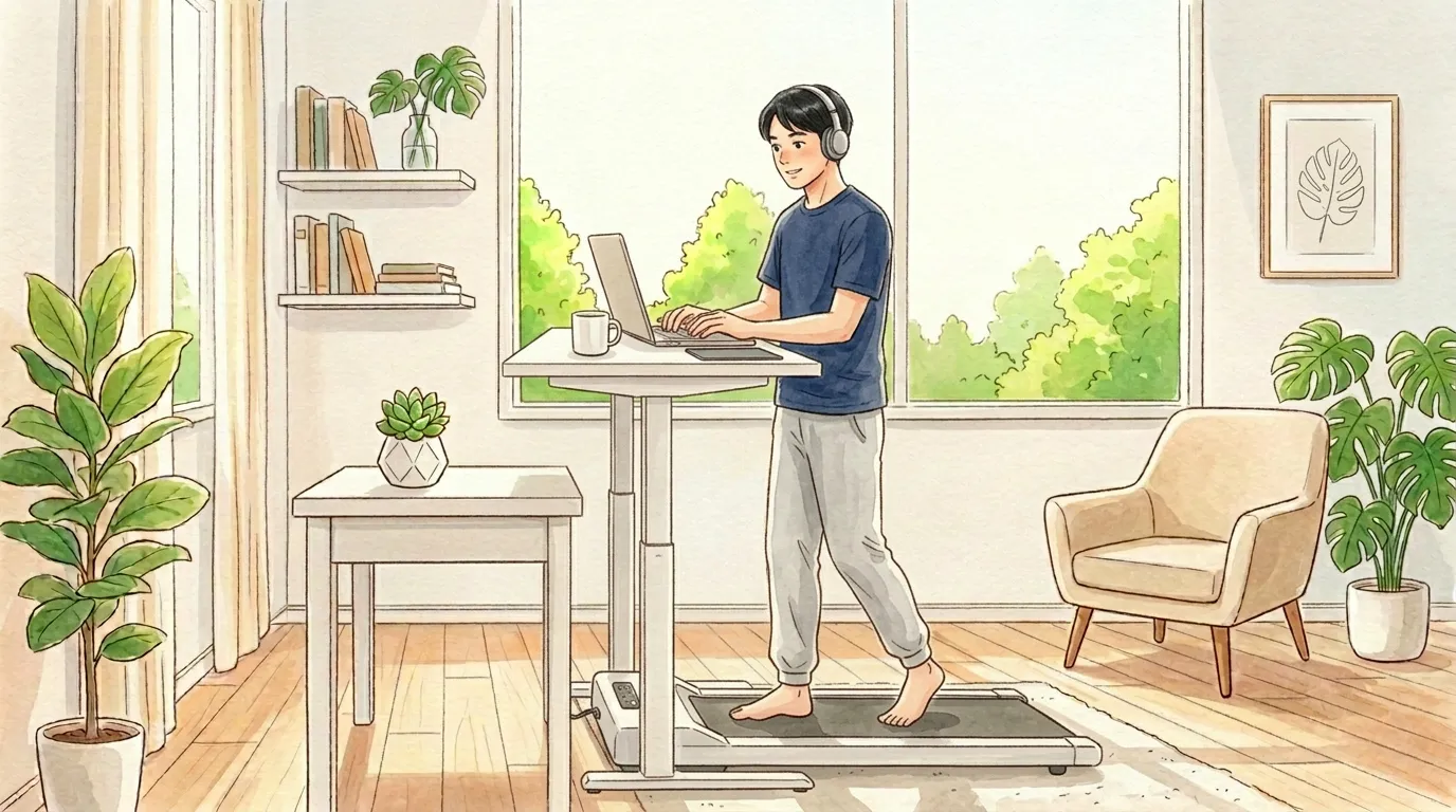 デスク下ウォーキングマシン