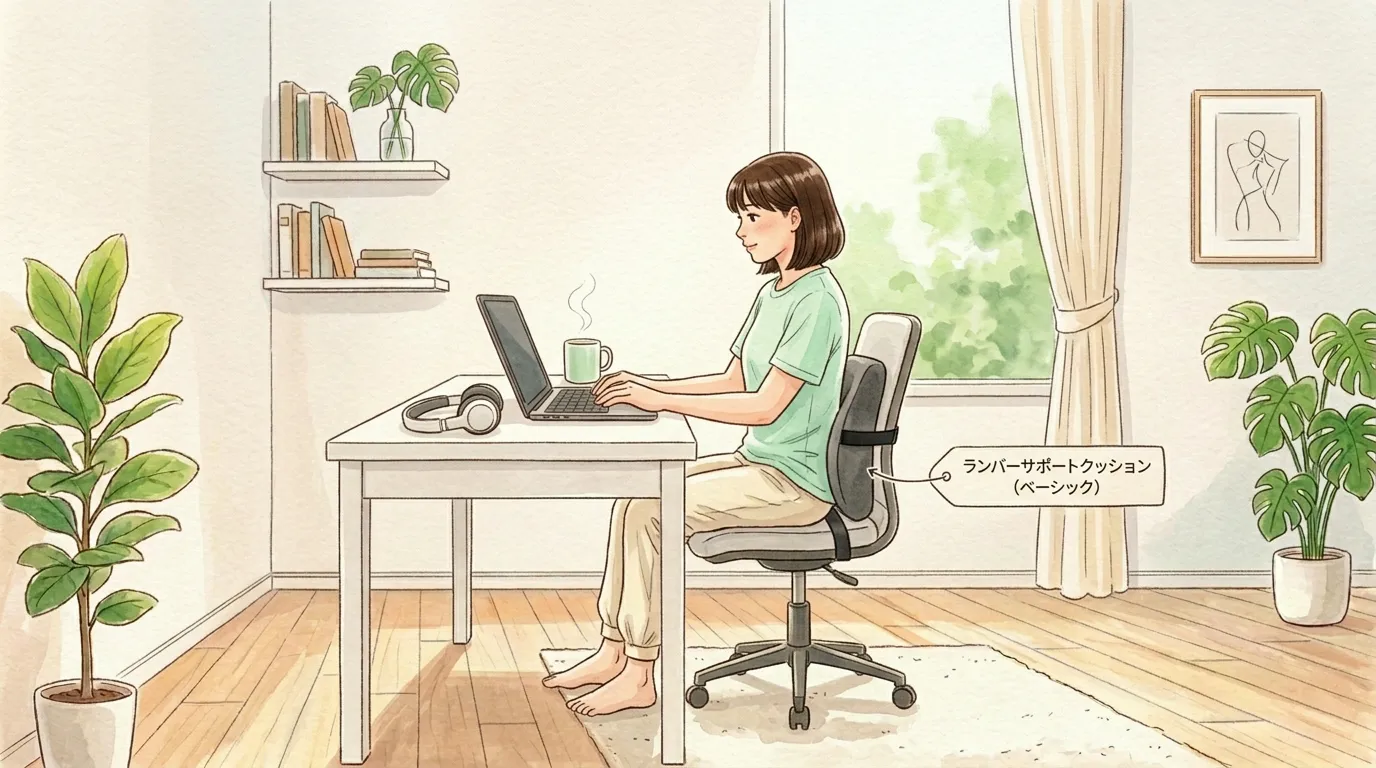 ランバーサポートクッション（ベーシック）