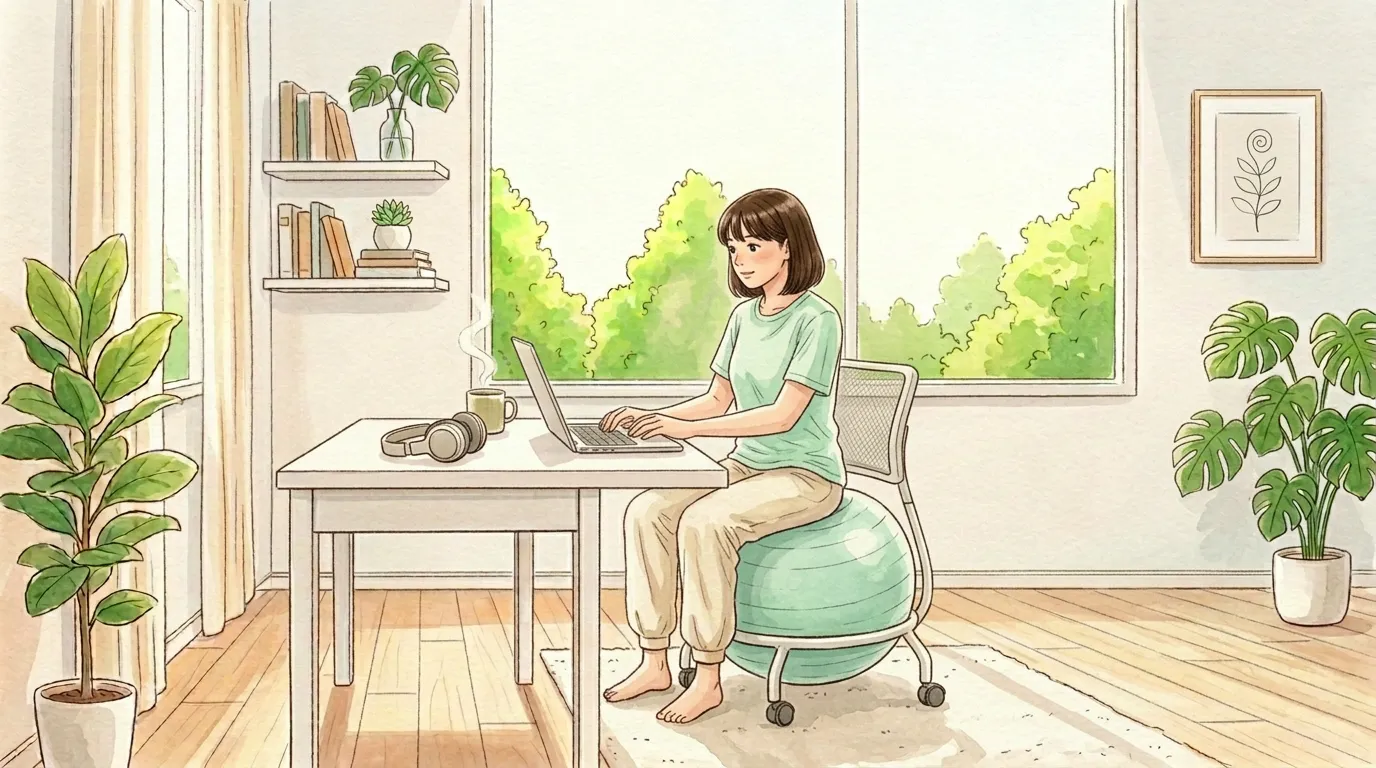 バランスボールチェア