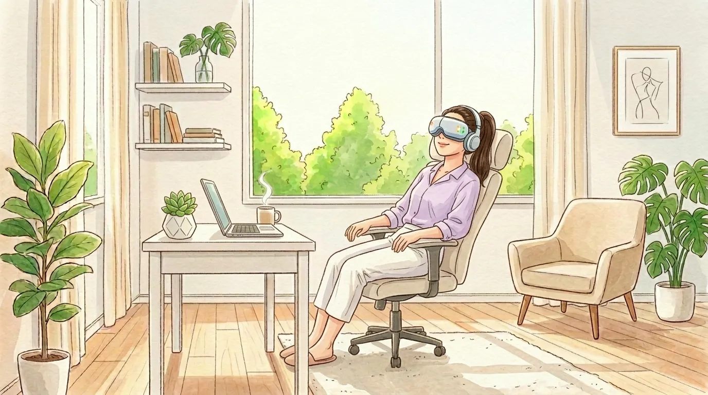 アイマッサージャー（温感+振動+空圧）