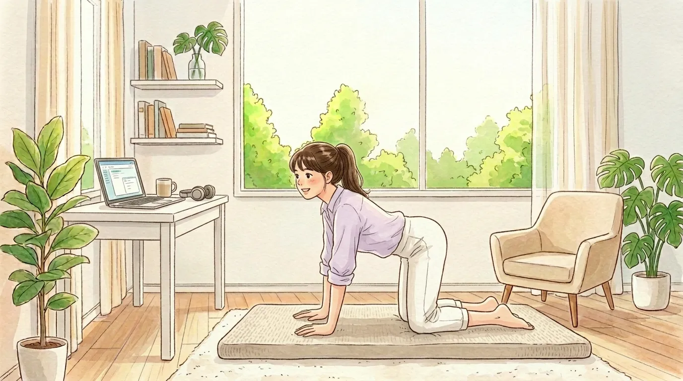 ヨガマット（8mm 厚手・グリップ強化）