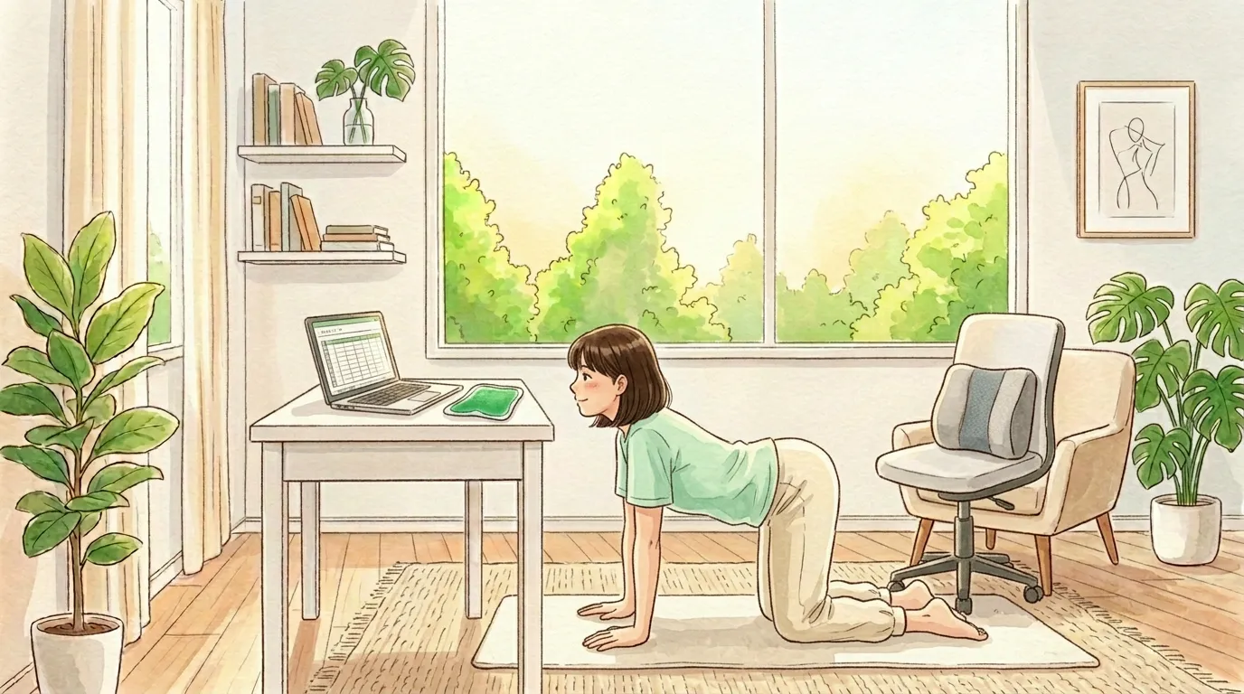 デスクワーク腰つらい対処法