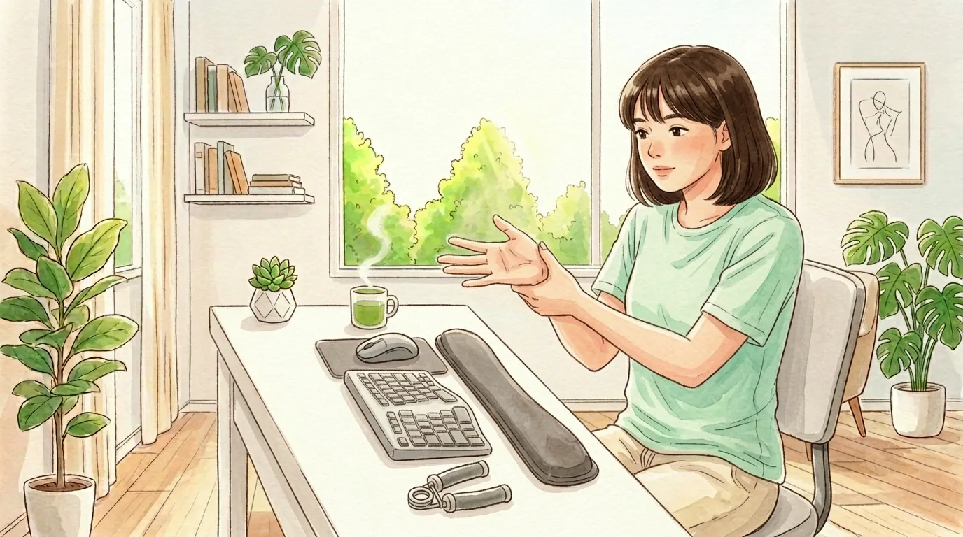 デスクワーク手首のケア