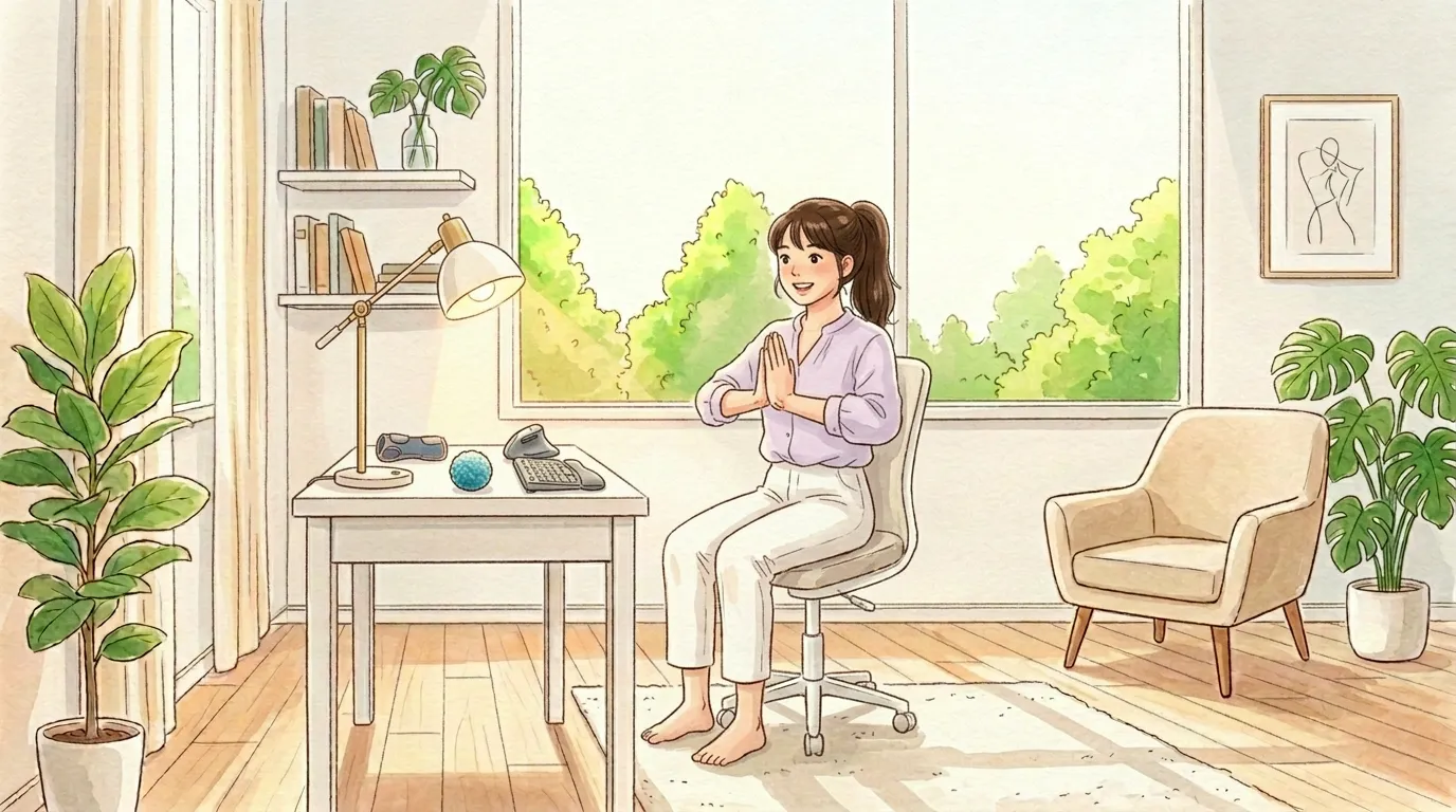 手首が疲れたときのストレッチ