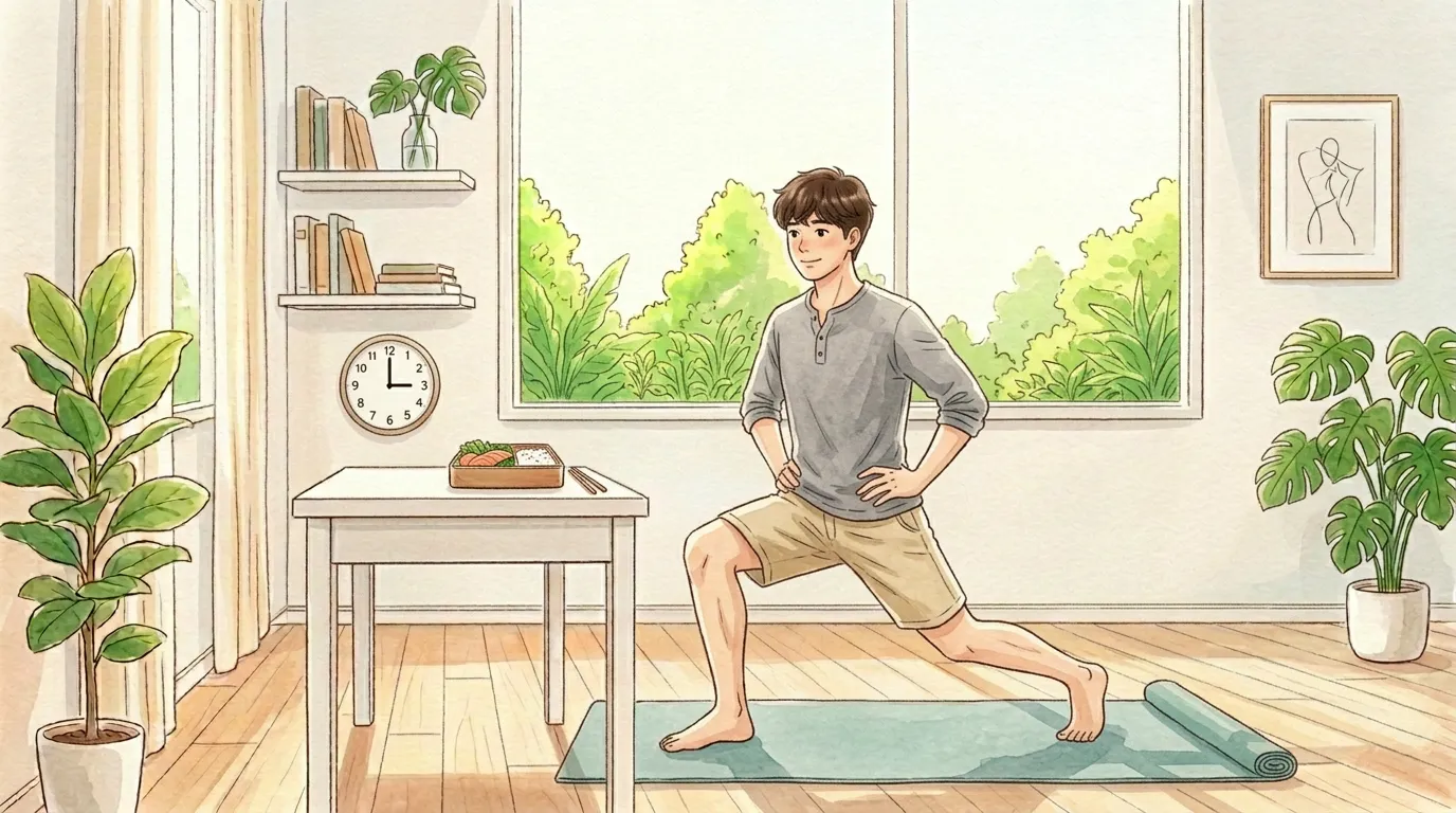 昼休みの10分で体が蘇る