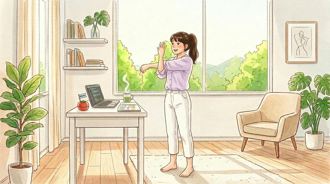 ポモドーロ×ストレッチ仕事術