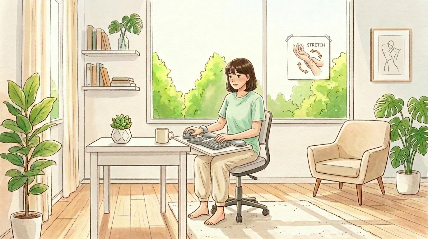 エルゴノミクスキーボード・マウスで手首ケア