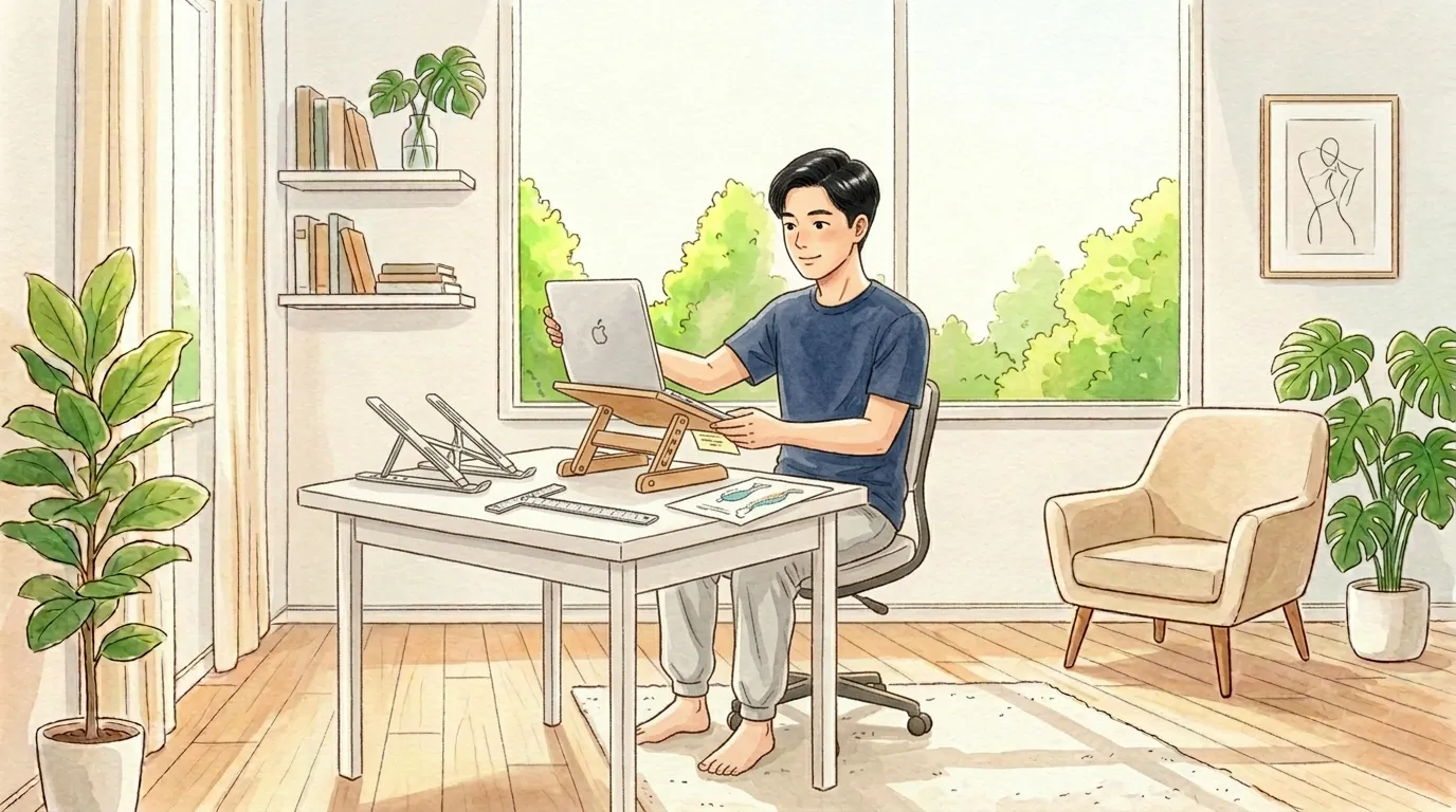 在宅勤務向けノートPCスタンドの選び方